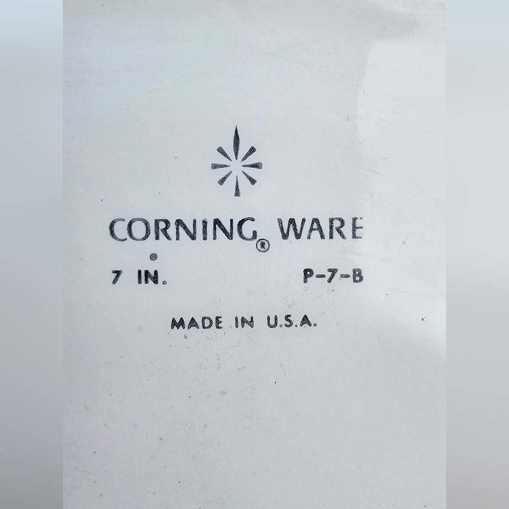 Vintage Corning Ware P-7-B Blue Cornflower 7" Skillet Casserole Dish-No Lid - Picture 3 of 6
